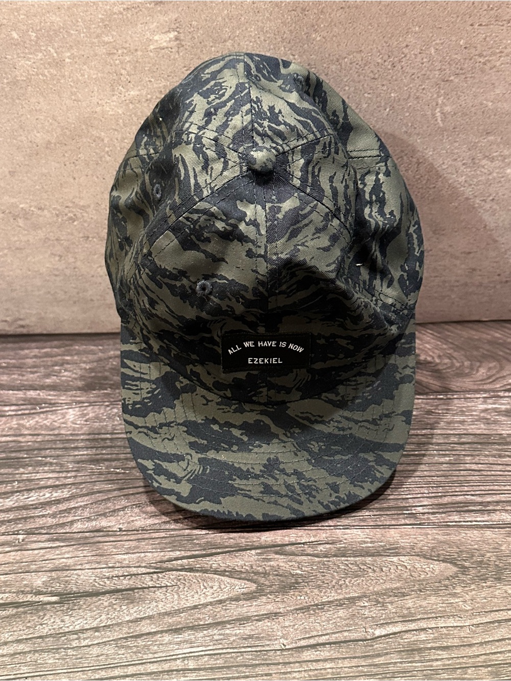 Ezekiel All We Have Is Now Tiger Camo Snapback Hat Mens Streetwear Skater Cap